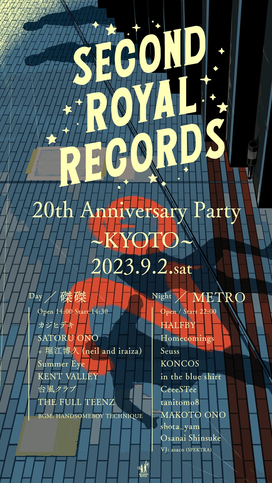 SECOND ROYAL RECORDS 20th Anniversary Party at CLUB METRO(夜の部 