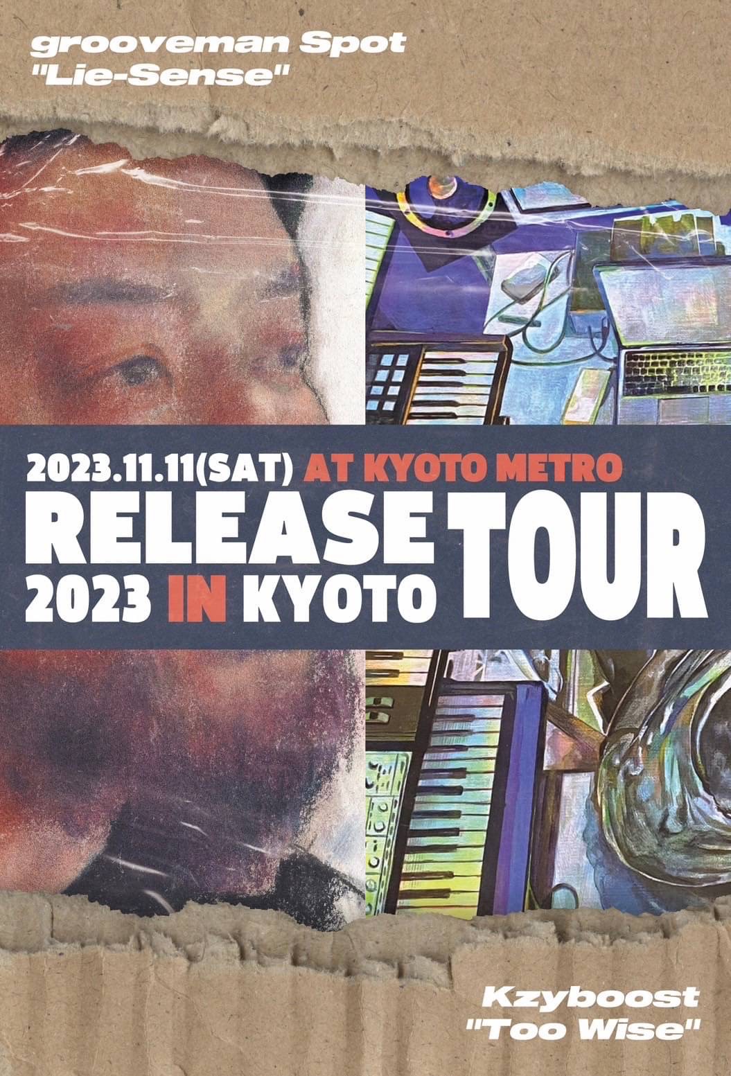 grooveman Spot “Lie-Sense”, Kzyboost “Too Wise” W RELEASE TOUR 