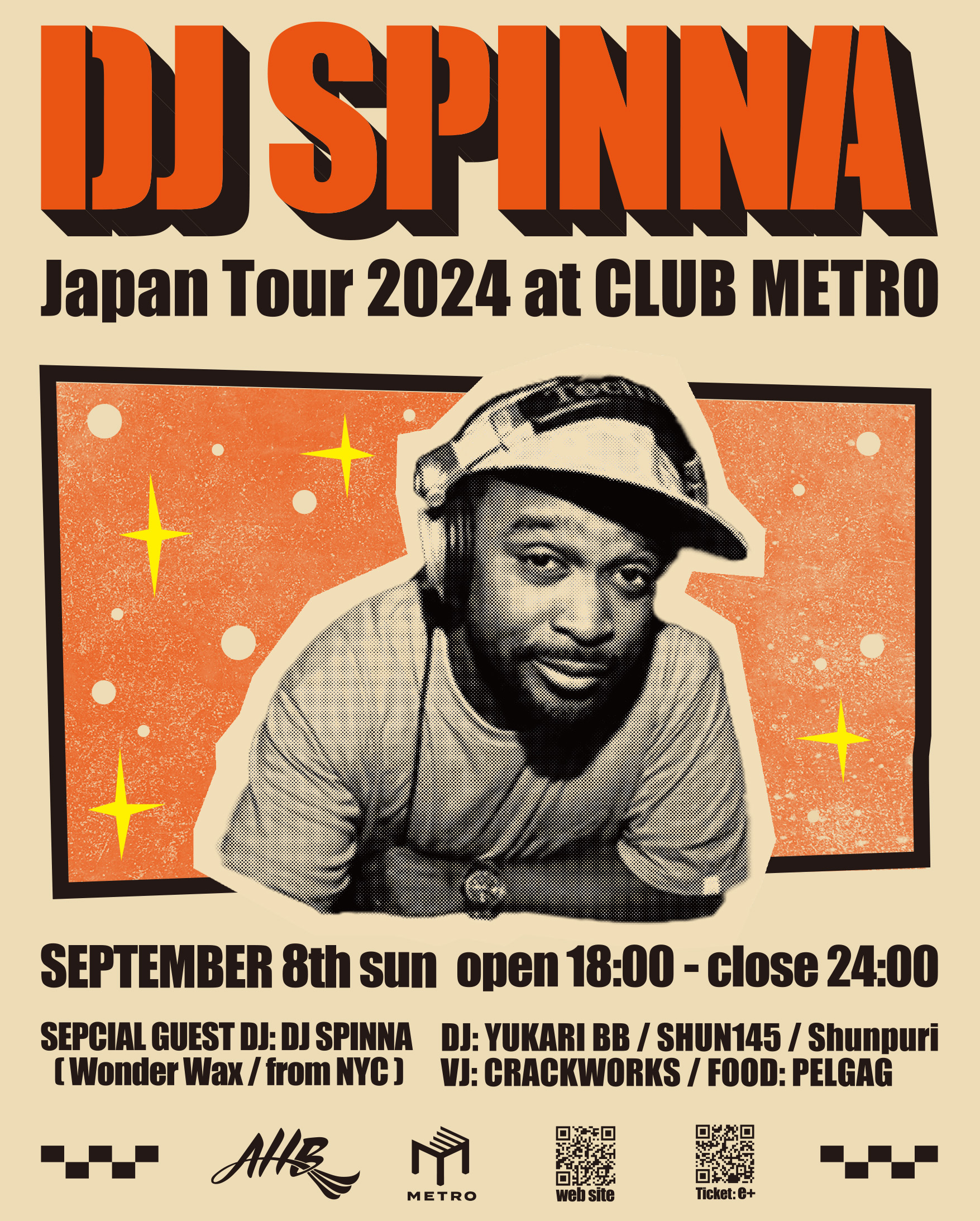 DJ SPINNA Japan Tour 2024 | CLUB METRO | 京都メトロ